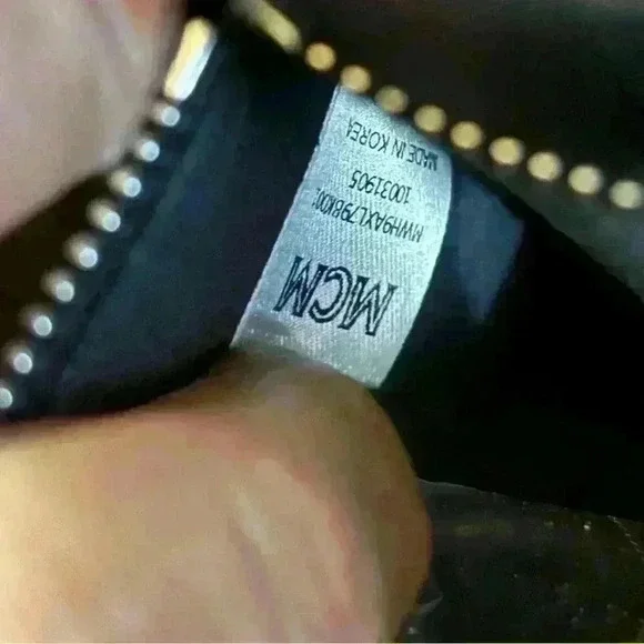 MCM Sarah Leather and Visetos Canvas Hobo/Crossbody - Picture 14 of 16